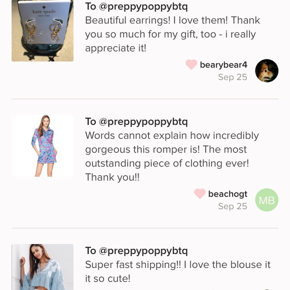 LOVE MY BUYERS!! Thanks for the LOVE NOTES!!💗 - Picture 8 of 12